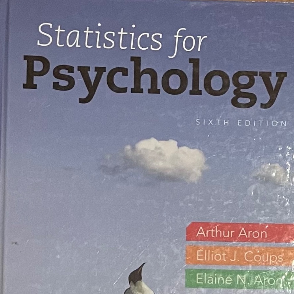 Statistics for psychology